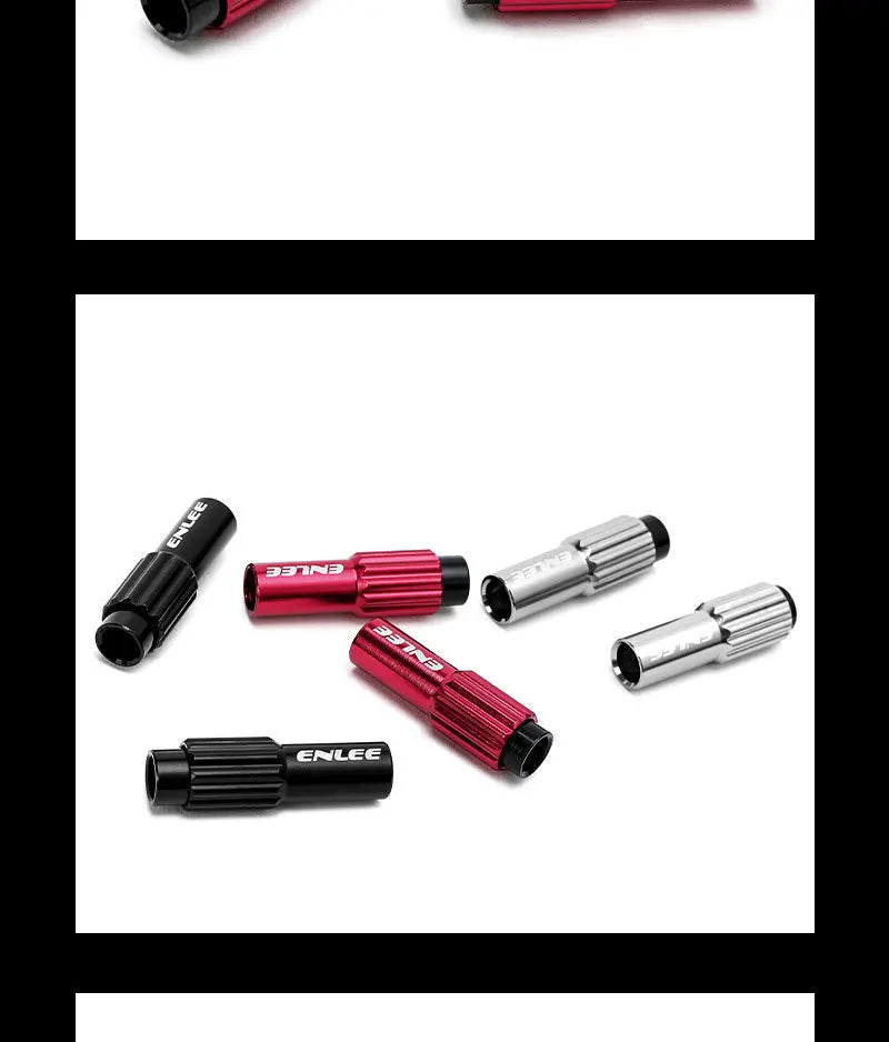 ENLEE 1 Pairs Bicycle Adjustable Derailleur Regulator Screws Aluminum Alloy Fine Bike Brake Shift Cable Adjuster Bolt