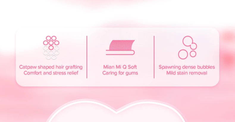 Cartoon Cute Cat Claw Shaped CHILDREN'S Soft Bristled Toothbrush Suitable for Cleaning the Oral Cavity for Ages 2-12