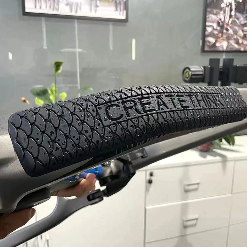 MTB Road Bike Chain Protector Chainstay Silicone Bicycle Frame Care Guards Self-Adhesive Cover Protection for Anti-Scratch