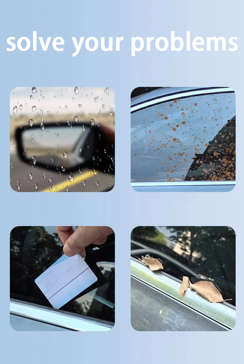 Universal Car Side Window Wiper Accessories Window Cleaning Tool For Car Water Mist Removal Wipers Blade