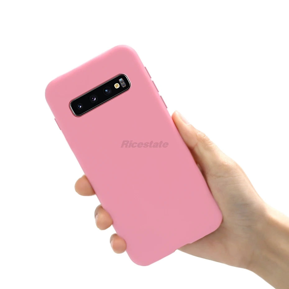 For Samsung Galaxy S10 Phone Case For Samsung S10E S10 E Case Silicone Soft Back phone Protector Funda on Samsung S10 Plus Cover