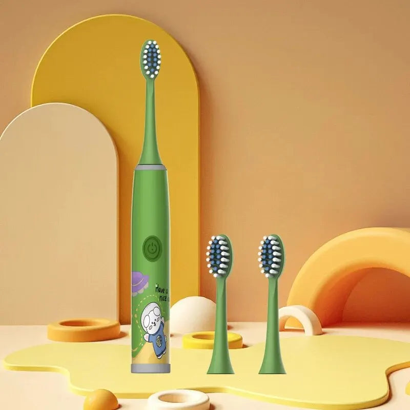 Children's ElectricToothbrushFor Both Men And Women, Suitable For Children Aged 3-15 Years Old. Soft Bristled Brush. Electric