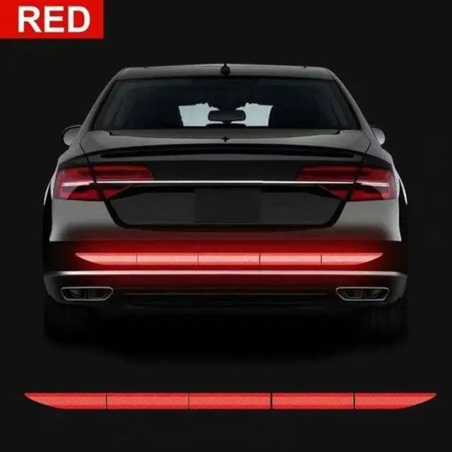 Car Sticker Reflective Warning Safety Tape Anti Collision Warning Reflective Stickers Automobile Trunk Reflectante Accessories