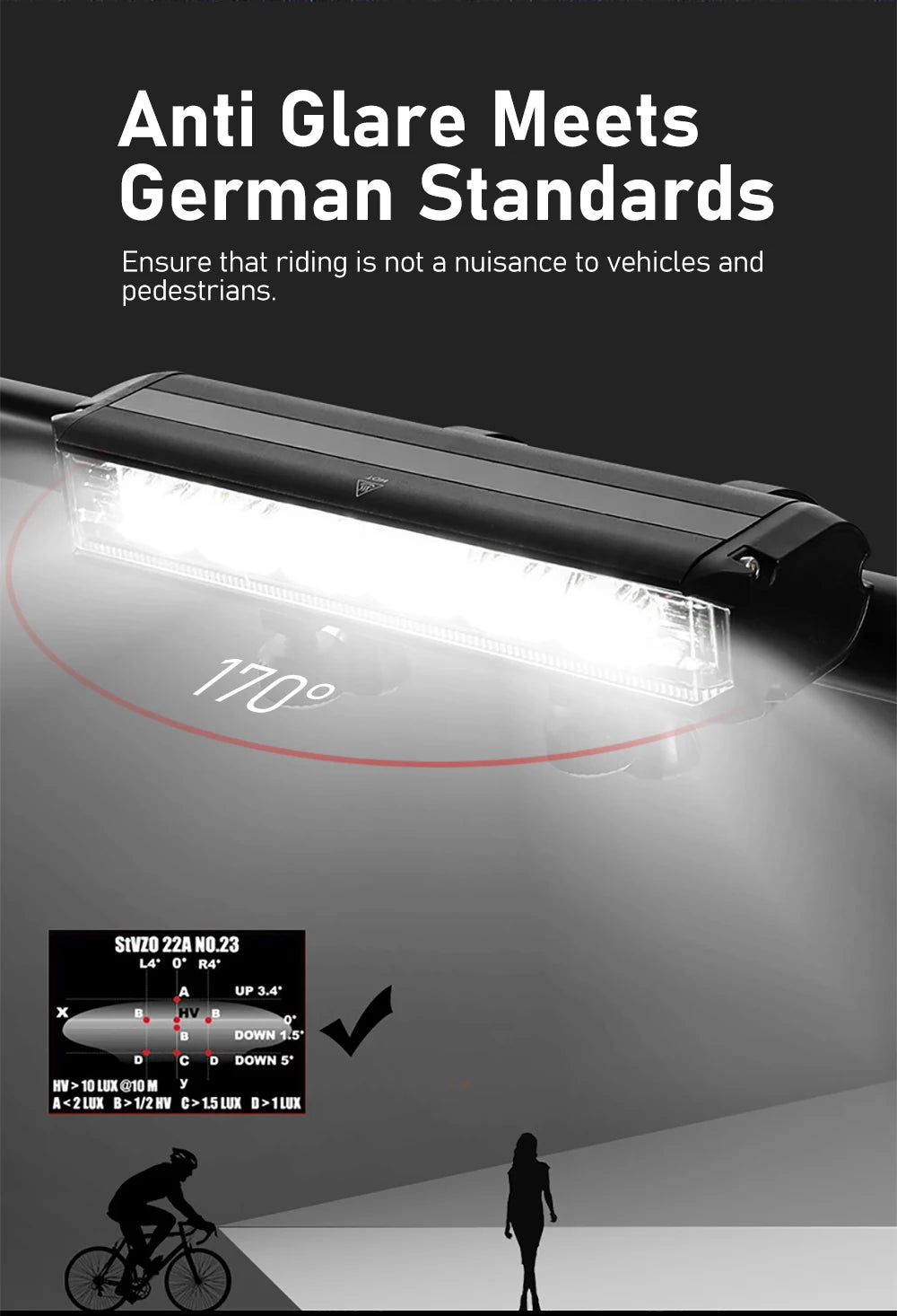TOPRIDER Bicycle Light Front 2600Lumen Bike Light 8000mAh Waterproof Flashlight USB Charging MTB Road Cycling Lamp Accessories
