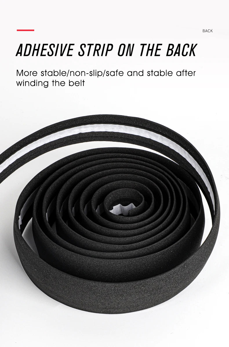 WEST BIKING EVA Bicycle Handlebar Tape Anti-Slip Damping Shock Absorb Wrap Bar Tape Soft Breathable High Tenacity Road Bike Tape