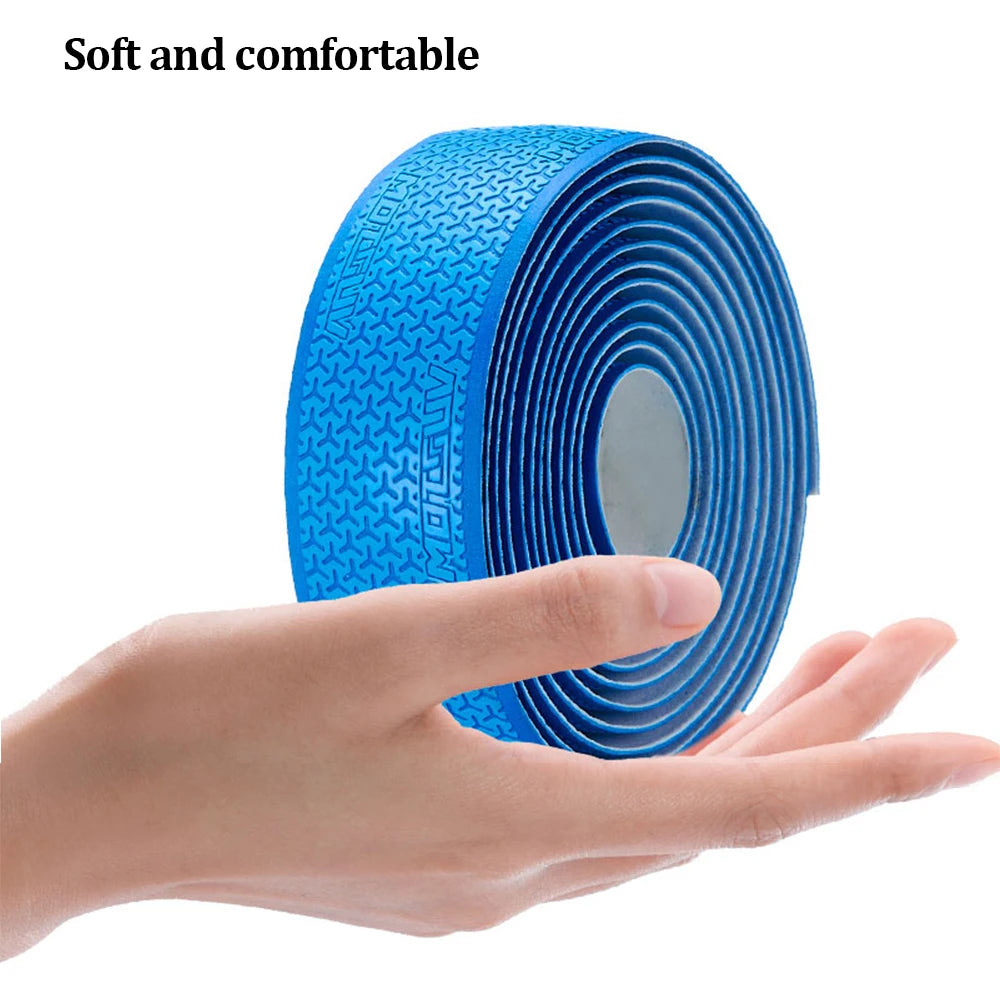 1Pair Road Bike Handlebar Tape Anti Slip Silica Gel Handlebar Tape Shock Absorption Cycling Bar Tape Bicycle Accessories