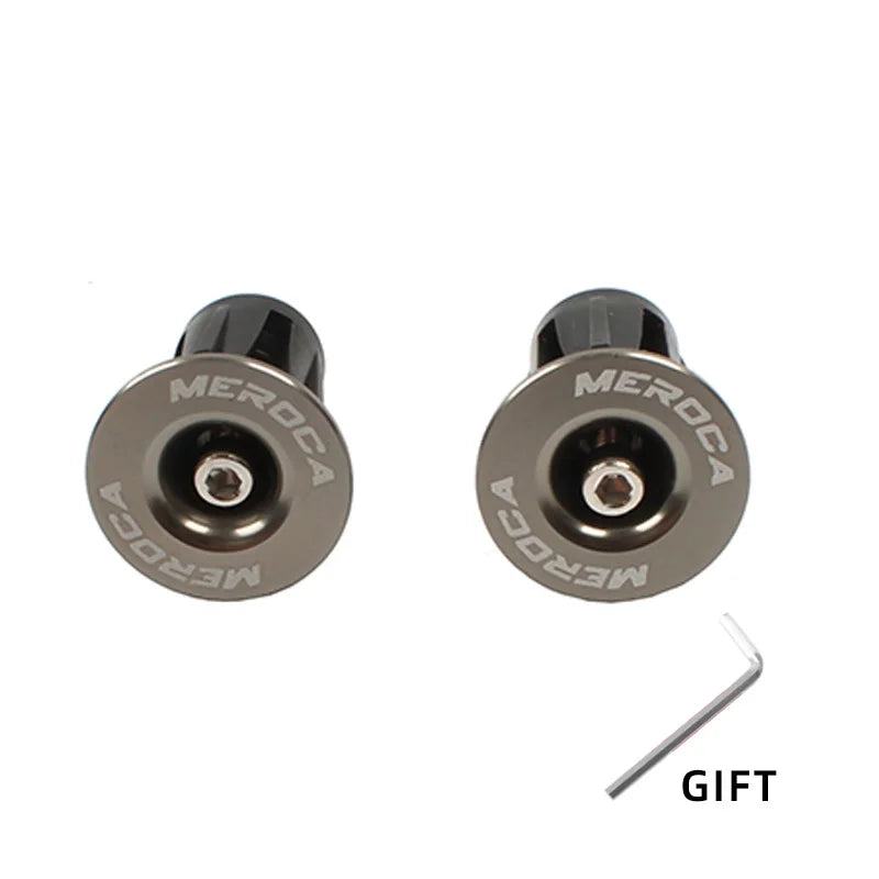 1 Pair Mountain Road Bike Handlebar End Plugs Aluminum Alloy Handle Bar End Cap BMX MTB Bike Grip Cover Bicycle Accessories