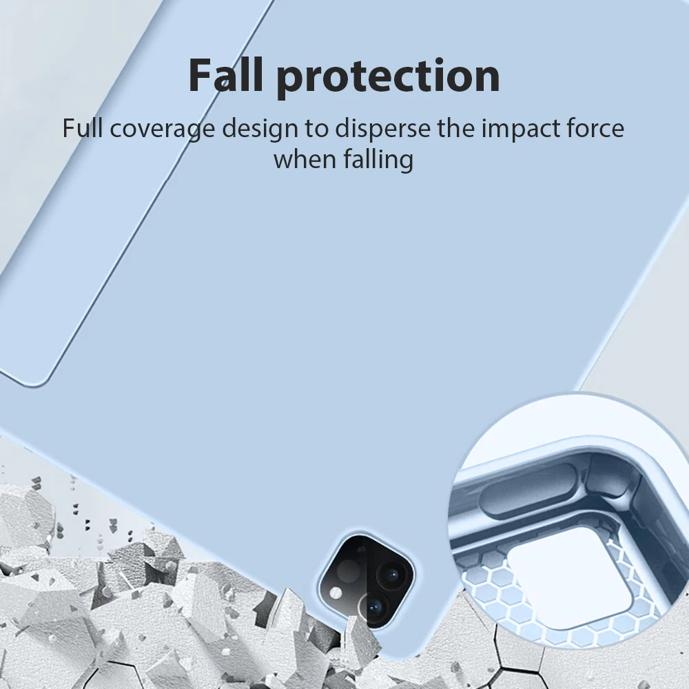 Ipad Pro 11 12.9 13 inch 2024 Case Air 5 4 3 9th 10th 10.9 Generation For iPad 7th 8th 10.2 Mini 6 Pro 9.7 Flip Smart Cover