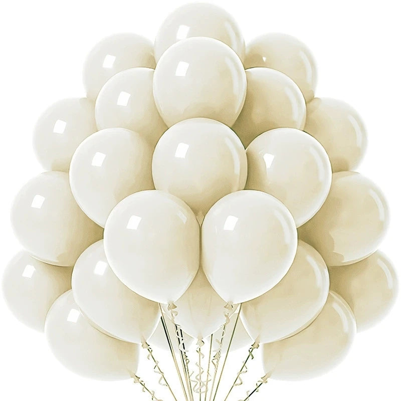 10-100Pcs Pearl Latex Balloon White Pink Blue Helium Ball Wedding Adult Birthday Party Decoration Baby Shower Globos