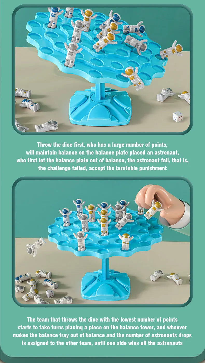 Fun Frog Balance Tree Children Math Toys Balancing Board Game Parent-child Interaction Tabletop Balance Game Toy Gift for Kids