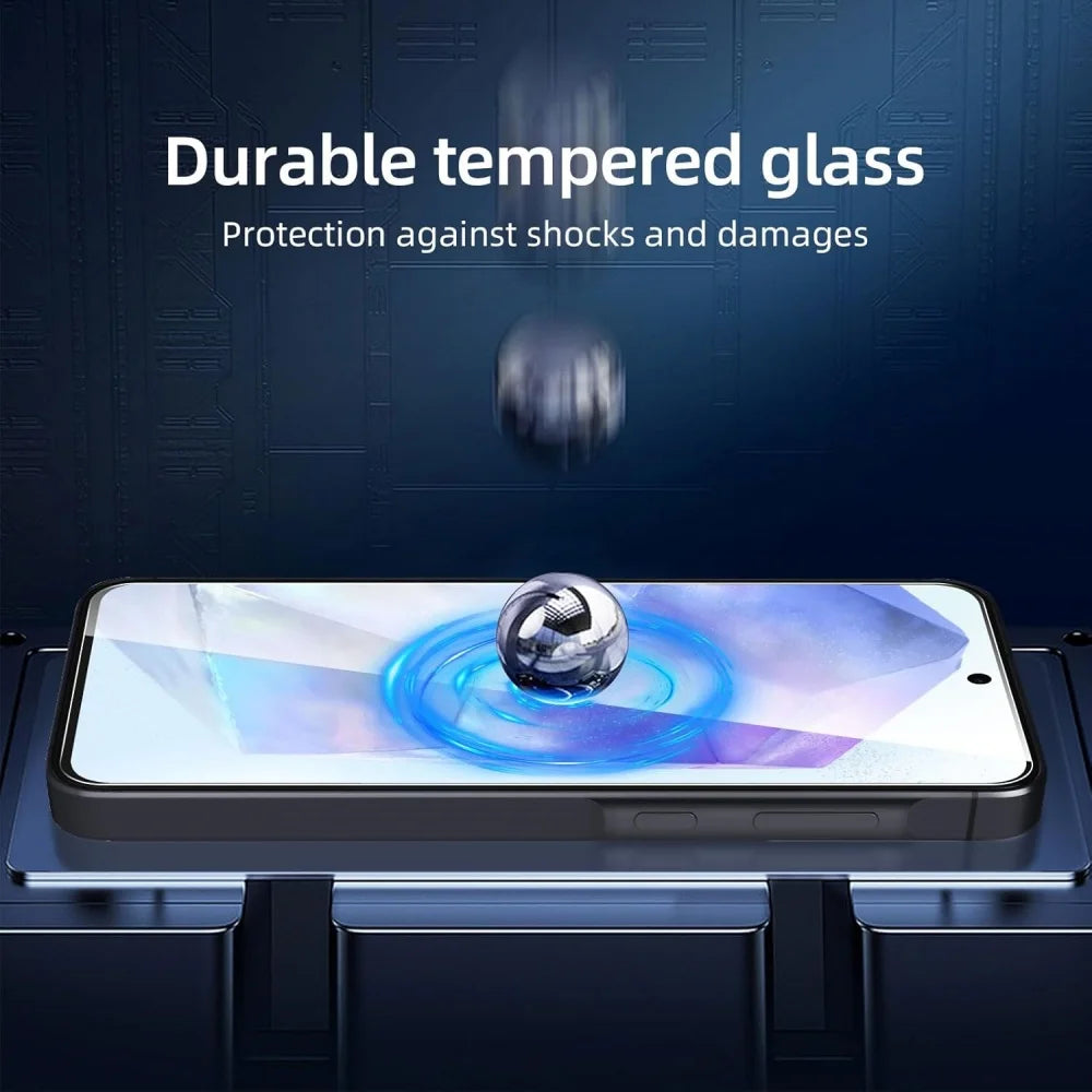 3PCS HD Tempered Glass For Samsung A16 A26 A36 A56 A55 A53 A54 A35 A25 A15 Screen Protector Samsung Galaxy S25 S24 Ultra Cristal Templado S24 FE S23 S22 S21 Plus