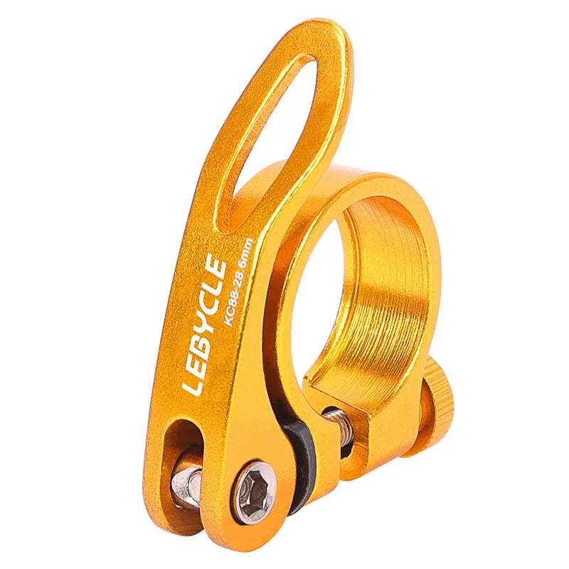 Lebycle Road Bike Aluminum Ultralight Quick Release Bicycle Seat Post Clamp BIKE SEAT PILLAR QUICK RELEASE