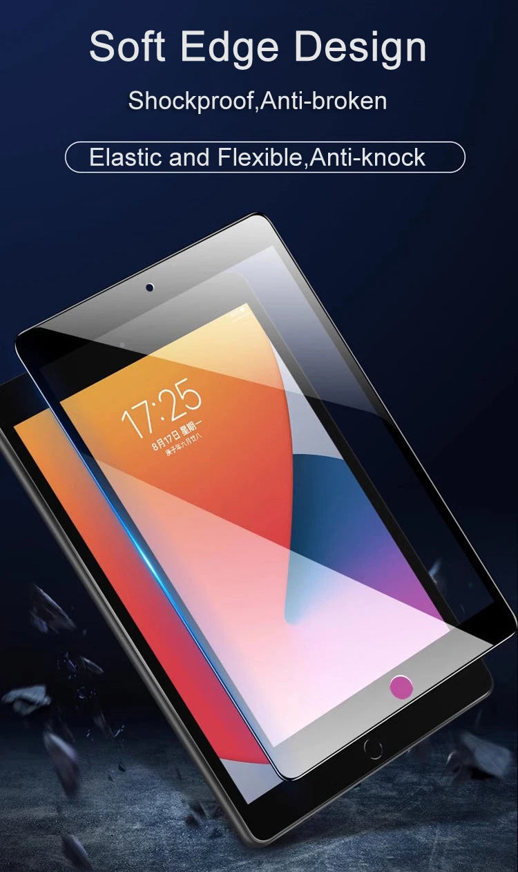 Screen Protector for iPad 5 6 7 8 9 10 Air 1 2 3 4 Pro 2024 13 Mini 11 12.9 inch Ceramics Full Coverage Clear 9D Anti-explosion