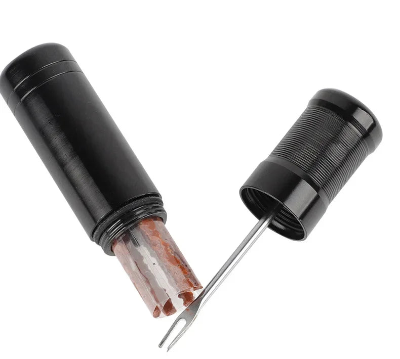 Bicycle Tire Puncture Repair Tool Kit Mini Bike Tubeless Tire Repair Tools MTB Tyre Repairing Rubber Strips Cycling Accessories