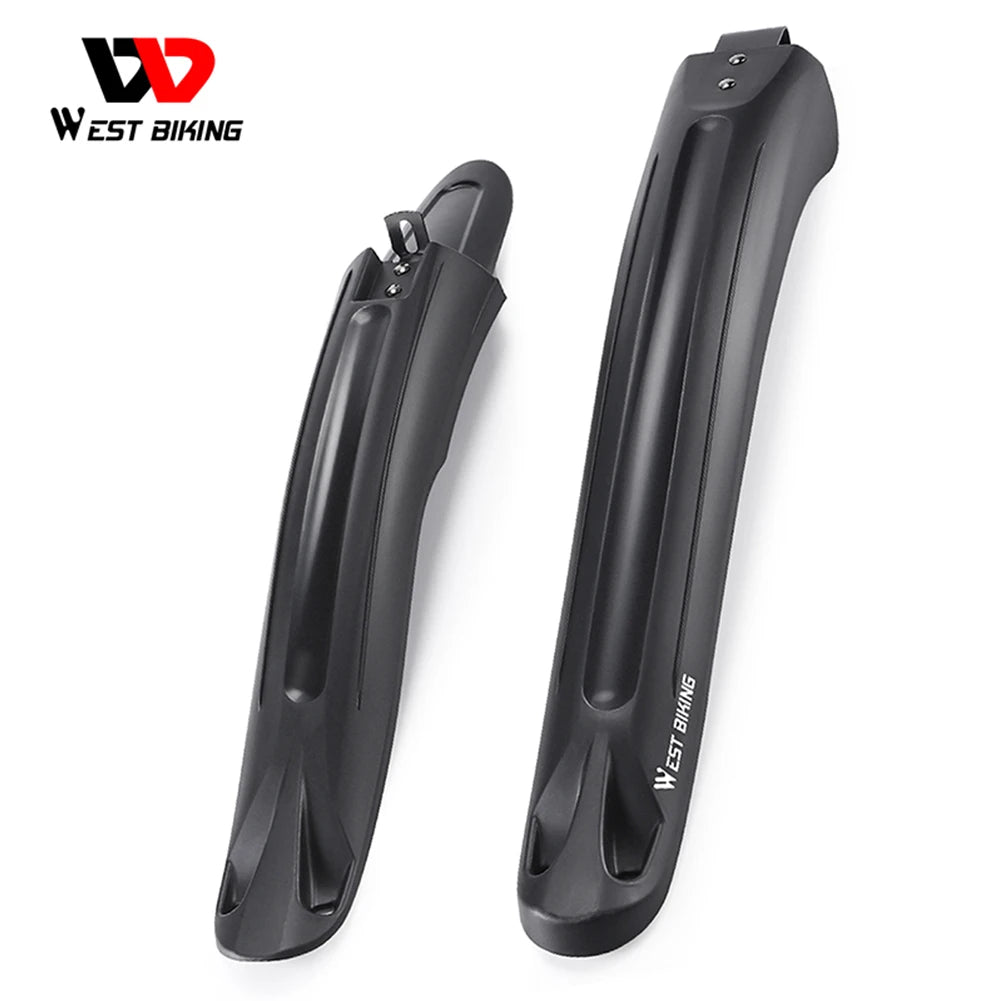 2Pcs Bike Fenders Mudguard Dustproof Cycling Splash Guard Universal Bicycle Mudguard Splash Proof for Mountain Bike