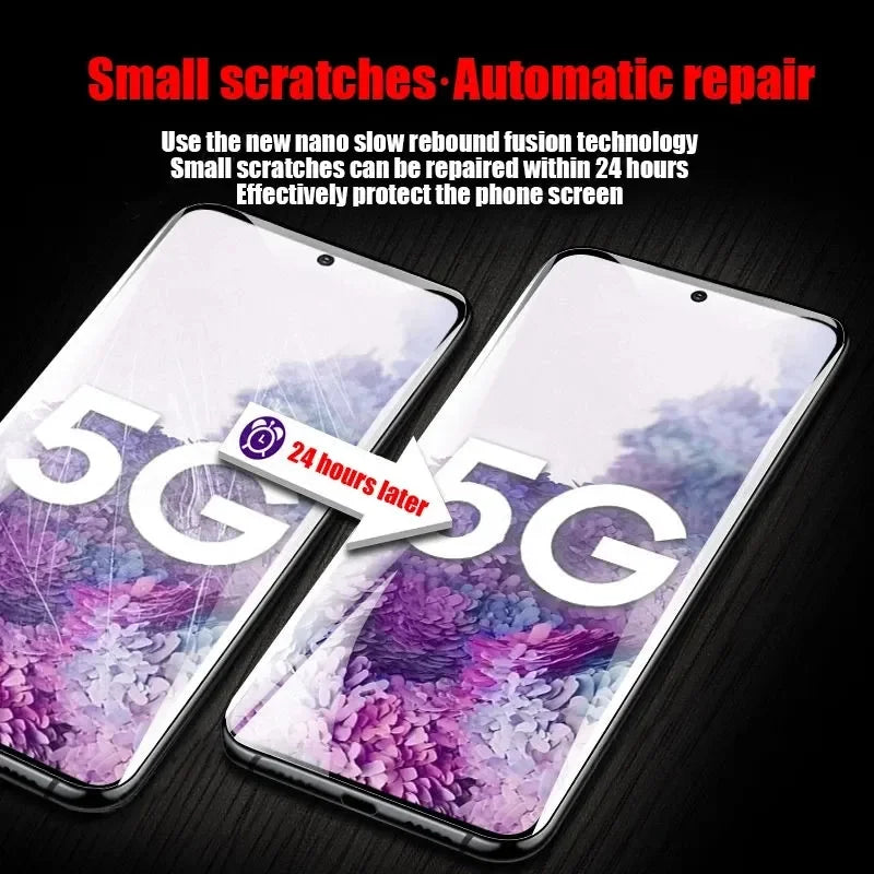 4Pcs Hydrogel Film for Samsung S25 S24 S20 S22 S21 Ultra S10 S9 S8 Plus FE Screen Protector for Samsung Note 20 10 9 8 Plus S23U