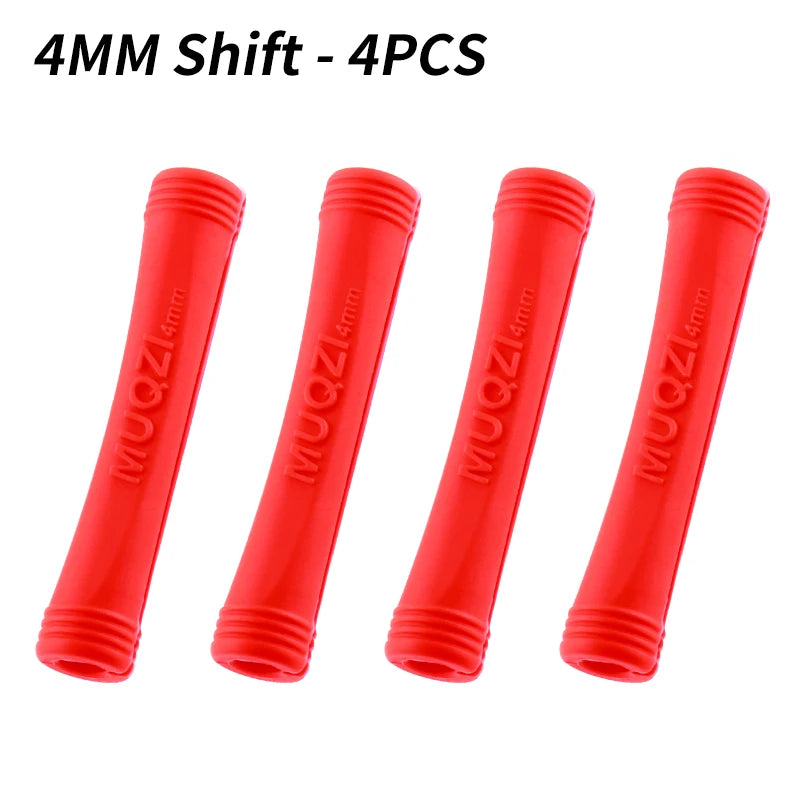 MUQZI 4/8pcs MTB Brake Shift Protection Sleeve Road Bike Frame Cable Housing Line Rubber Protector Cover Bicycle Accessories