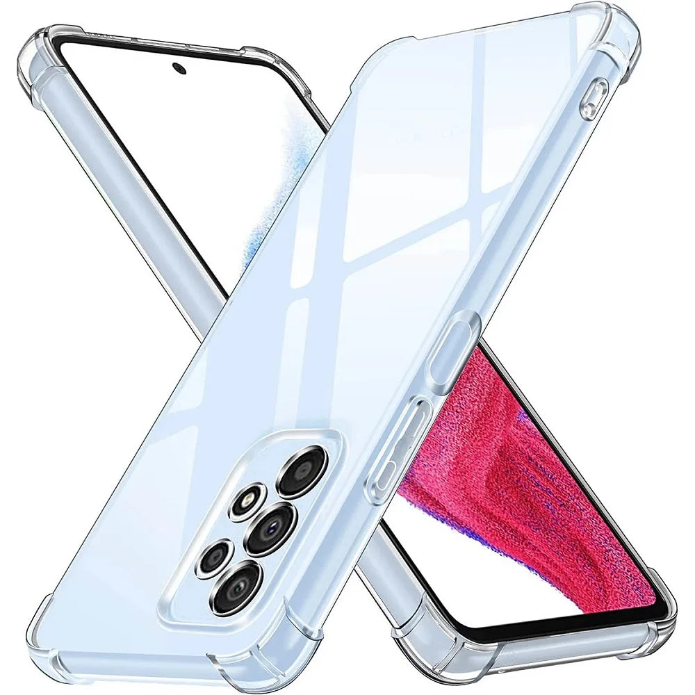Air-bag Shockproof Clear Case For Samsung Galaxy A13 A23 A33 A53 A73 A22 A32 A52 A72 A14 A24 A34 A54 A15 A25 A35 A55 5G Cover