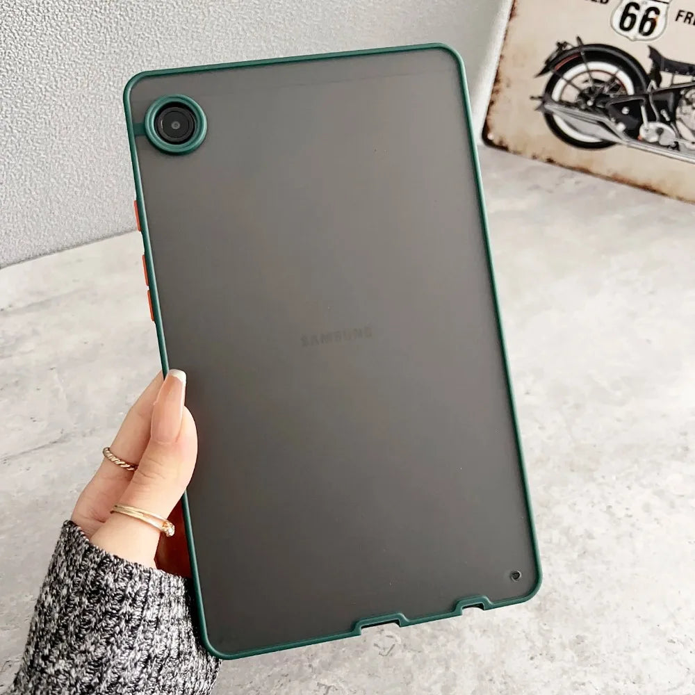 Matte Case For Samsung Galaxy Tab A9 Plus X210 S6 Lite 2024 P620 S7 FE S8 S9 S10 Plus X810 A8 10.5 A7 Lite Tablet back Cover