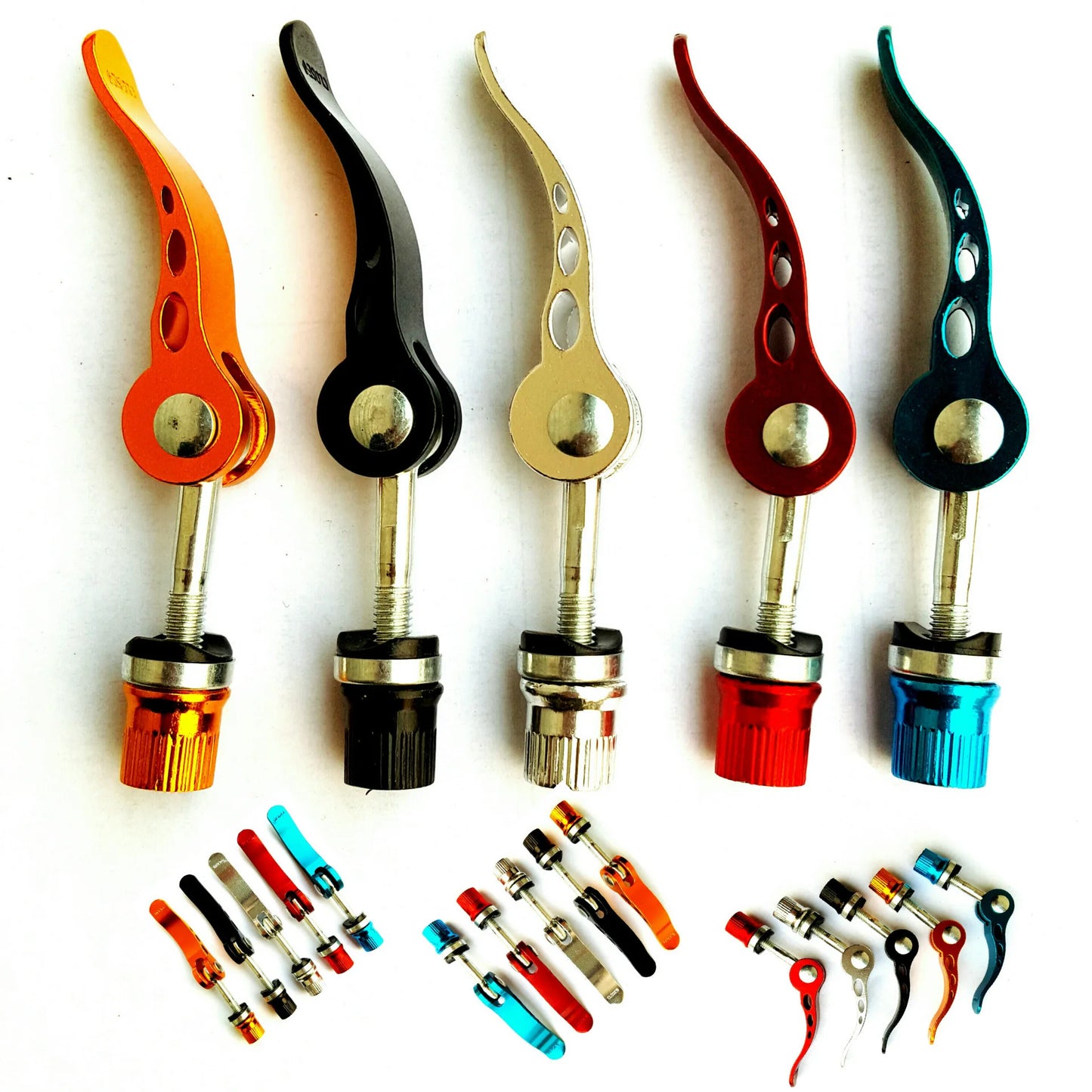 Bicycle Quick Release Aluminium Bike Seat Post Clamp Seatpost Mountain Bike Seat Tube Clamp Bicycle Accessories