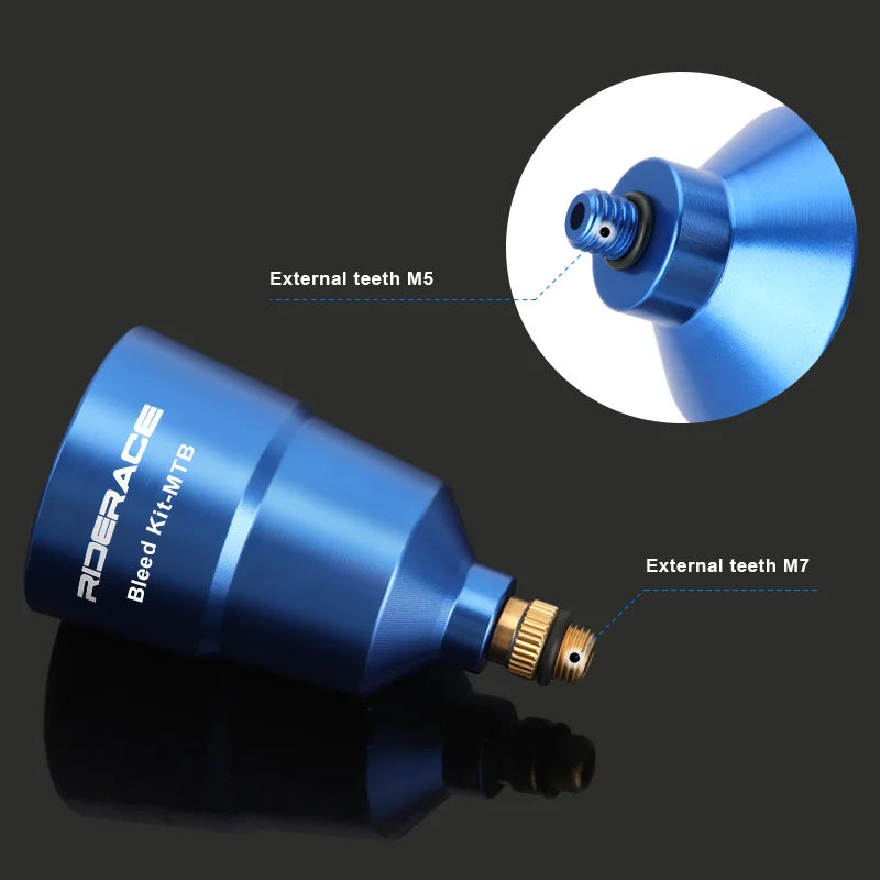 RIDERACE Bicycle Oil Funnel Bleed Kit For Shimano Road Cycling Adapter MTB Mountain Bike Hydraulic Disc Brake Bleed Repair Tools