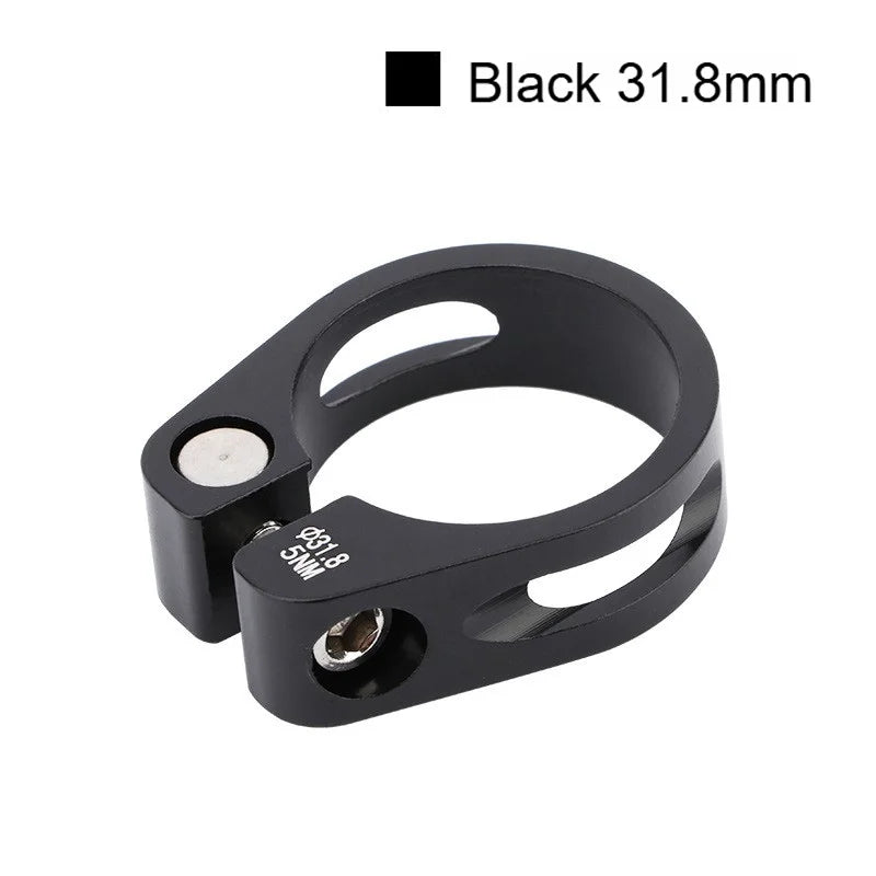 Jawbone Seat Post Clamp CNC Alloy Light Saddle Bicycle Seating Post for 25.4 27.2 30.9 31.6 mm Lock Bike Cycling Accessories