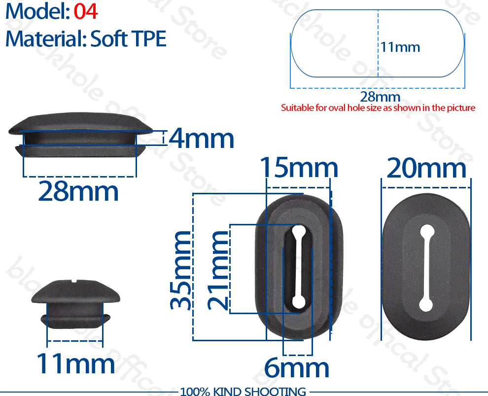 Bike Cable Plugs MTB Frame Brake Hole Road Bicycle Frame Fork Derailleur Di2 Line Plug E-Bike Gravel Cable Line Hole Plug Parts