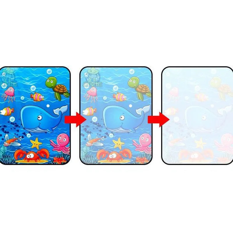 Montessori Toys Reusable Coloring Book Magic Water Drawing Book Painting Drawing Toys Sensory Early Education Toys for Children