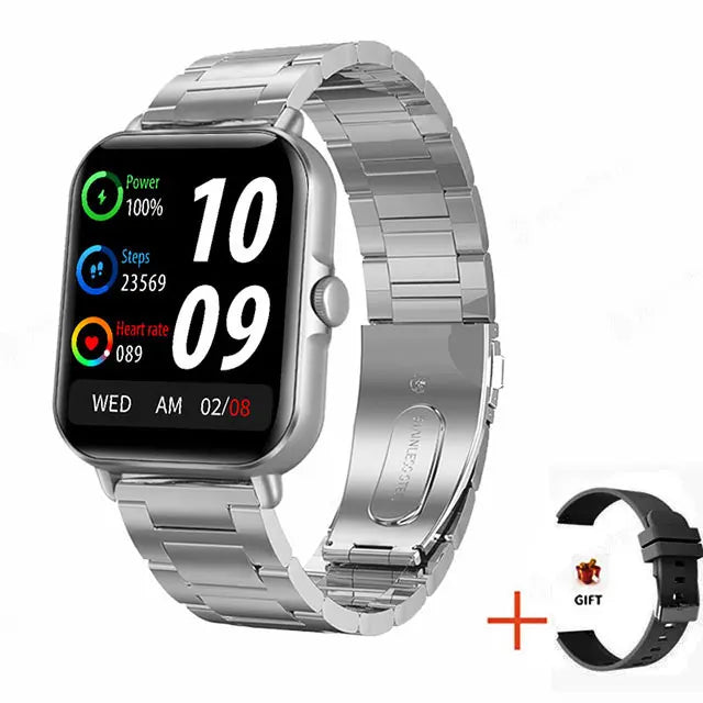 2024 2.01'' Smart Watch Bluetooth Call Play Music Smartwatch Fitness Sport Waterproof Watches for Men Women iPhone Android