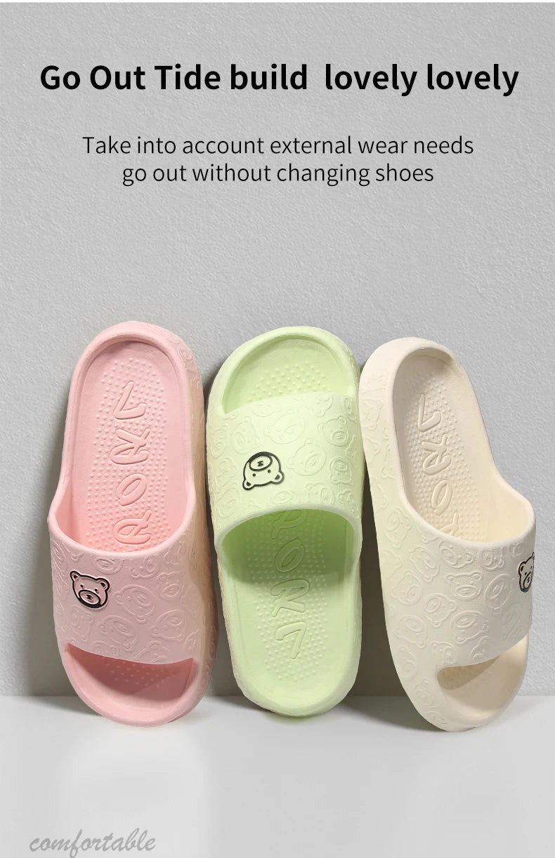 Non-slip Slippers Female Outer Wear Bathroom Bathroom Indoor Home Sandals Female Summer Eva