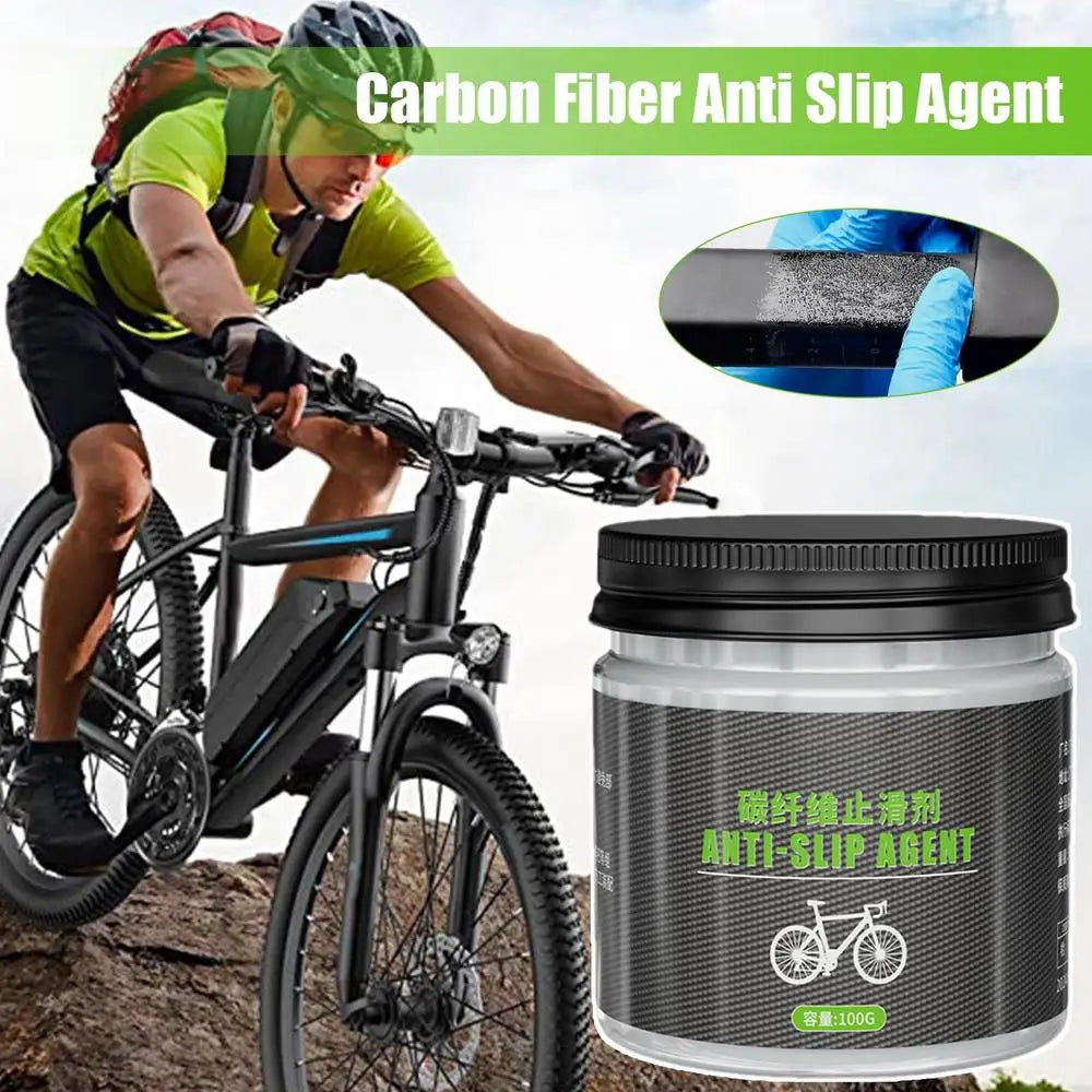 100g Carbon Fiber Bicycle Grease Anti Slip Bicycle Grease Bicycle Anti-Slip Lube Bicycle Assembly Grease for Seat handlebars