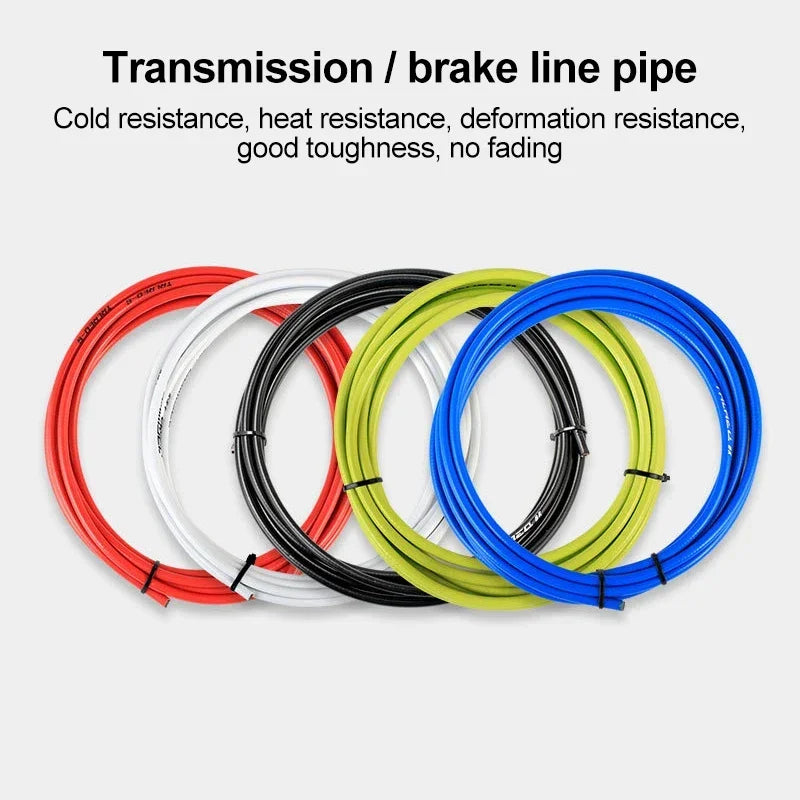 RGO Bicycle Brake Cable Housing Group Set For MTB Mountain Bike Derailleur Shifter Lever Cable With Bike Cable Cap