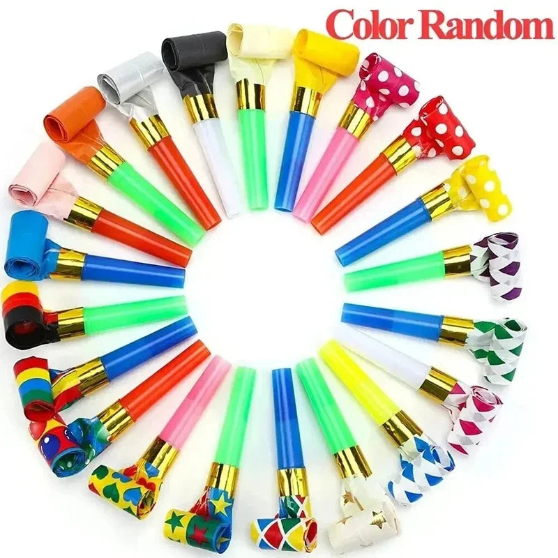 10/20PCS Colorful Dragon Whistle Toys for Kids - Toddler Birthday Gifts, Children's Party Games Supplies