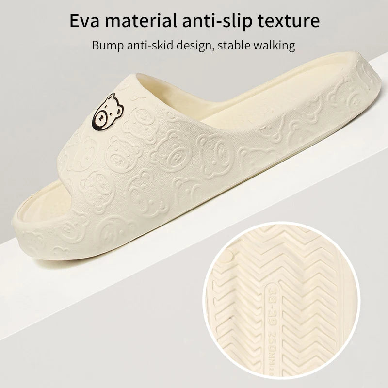 Non-slip Slippers Female Outer Wear Bathroom Bathroom Indoor Home Sandals Female Summer Eva