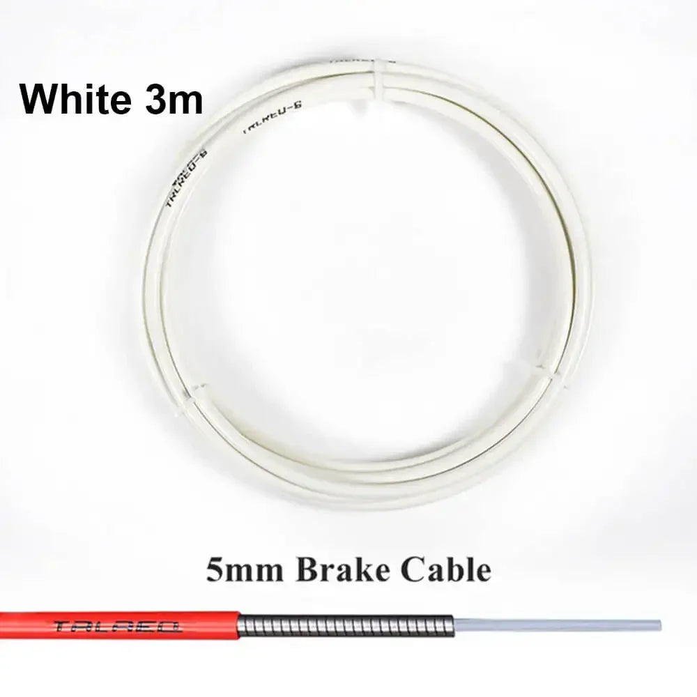 3m 4mm/5mm Bicycle Brake Cables Line Pipe Bike Shifters Derailleur Cable MTB Road Bike Shift Cable Wire Pipe High quality 6Color