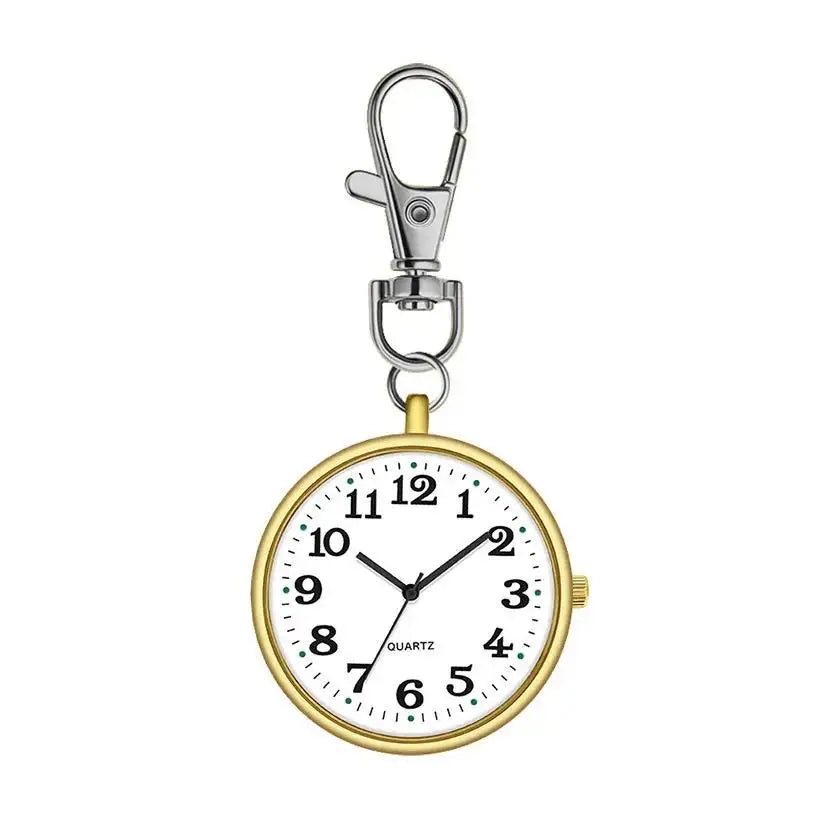 New Pocket Watch Keychain Remote Control With Battery Student Doctor Medical Vintage Watch