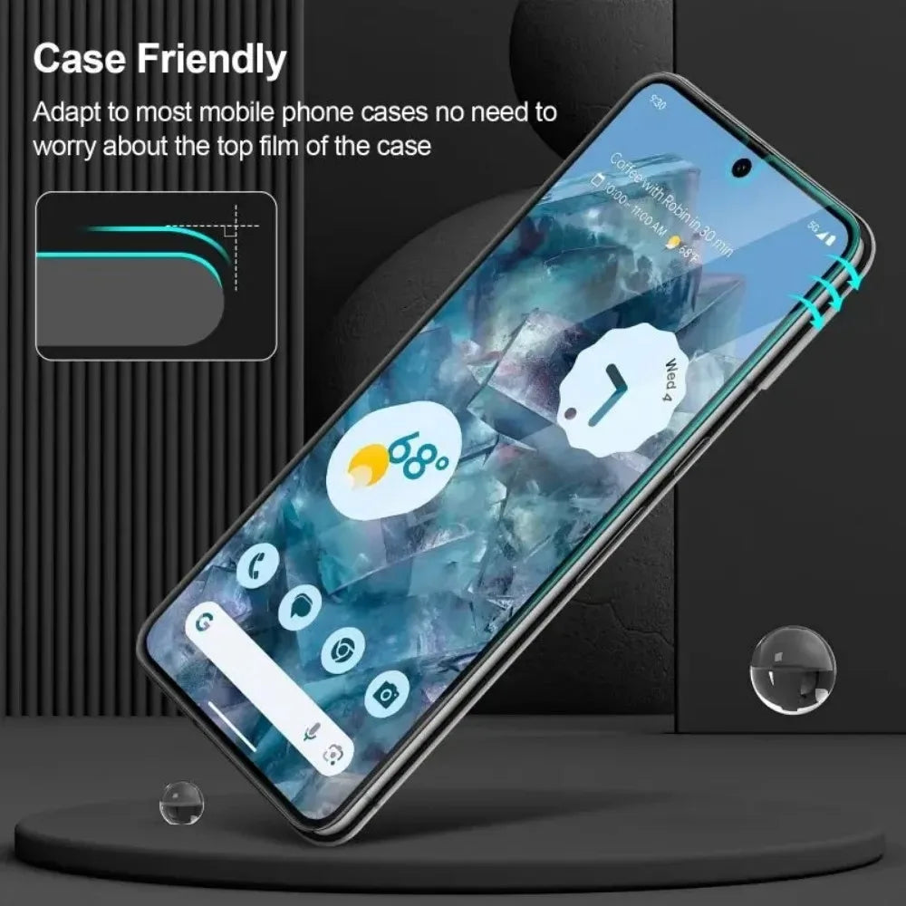 3PCS Hydrogel Film for Google Pixel 9 Pro XL 8 7 6 8A 5 4 3 7A 5A 6A 4A 4XL Anti Scratch Soft Screen Protectors Protective Film