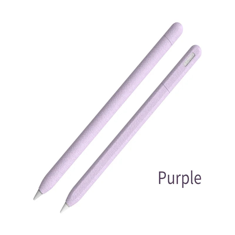 Apple Pencil Case Silicone Tablet Stylus Protection Case Solid Color Shockproof for Apple Pencil 1st Or 2nd Generation Or Pencil Pro