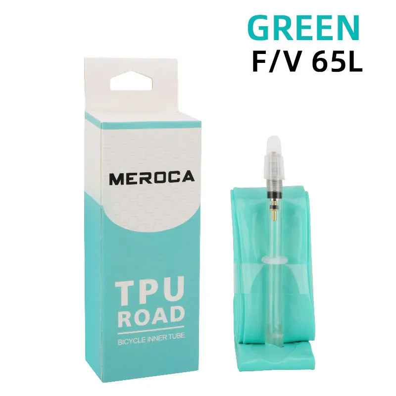 MEROCA Road Bike TPU Inner Tube 700x23-32C FV 45L/65L/80L Ultra-light Road Bicycle Inner Tube