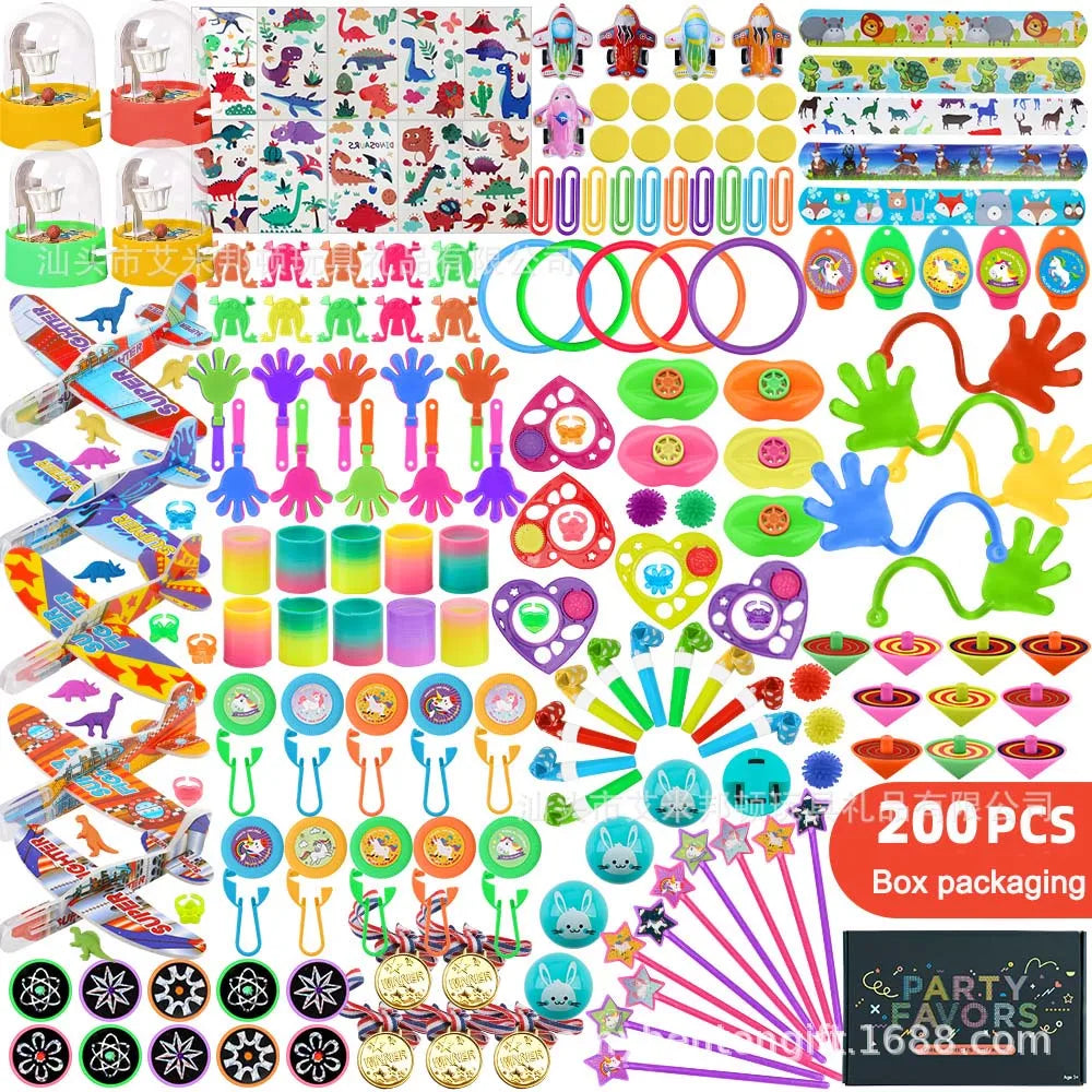 30/200/300PCS Party Favors Toy Assortment Giveaway Pinata Filler Bulk Toys for Kids Birthday Party Present Souvenir Toys Gift