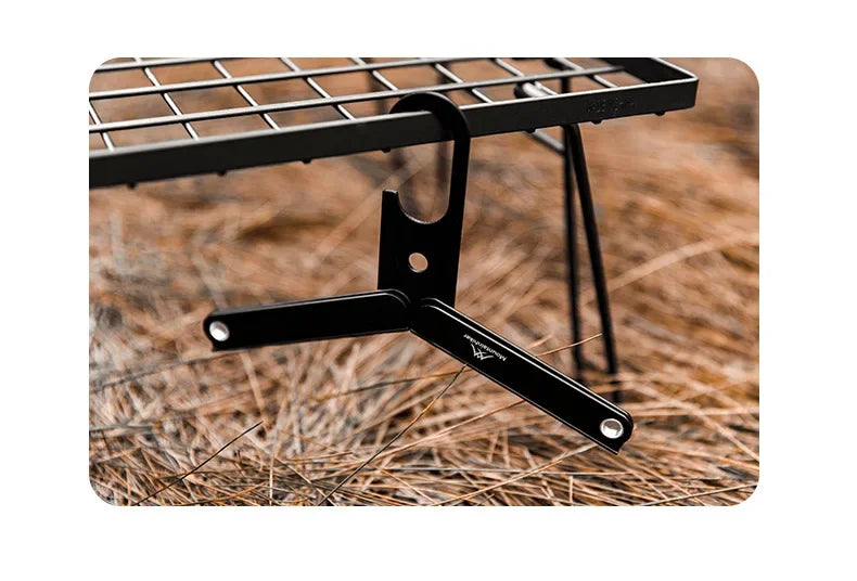 Mountainhiker Foldable Household Aluminum Clothes Hanger, Outdoor Camping Portable Clothes Hanger, Travel Metal Clothes Hanger