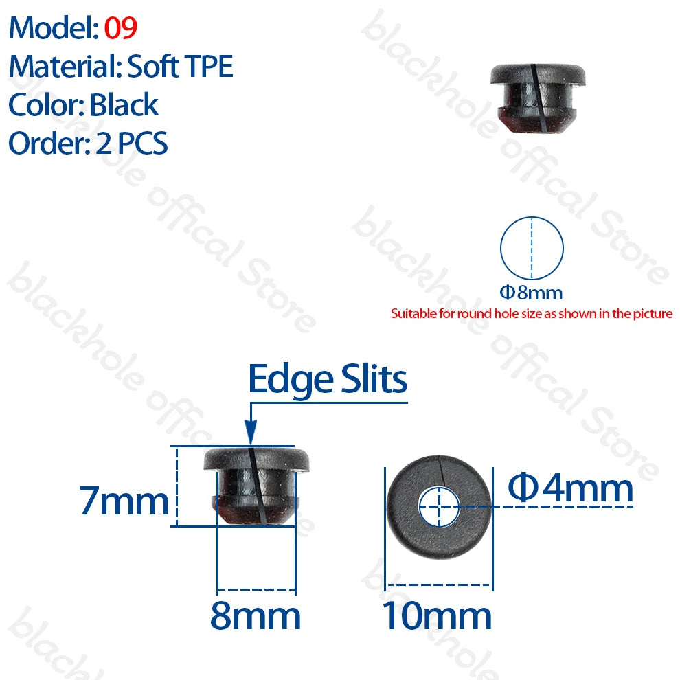 Bike Cable Plugs MTB Frame Brake Hole Road Bicycle Frame Fork Derailleur Di2 Line Plug E-Bike Gravel Cable Line Hole Plug Parts