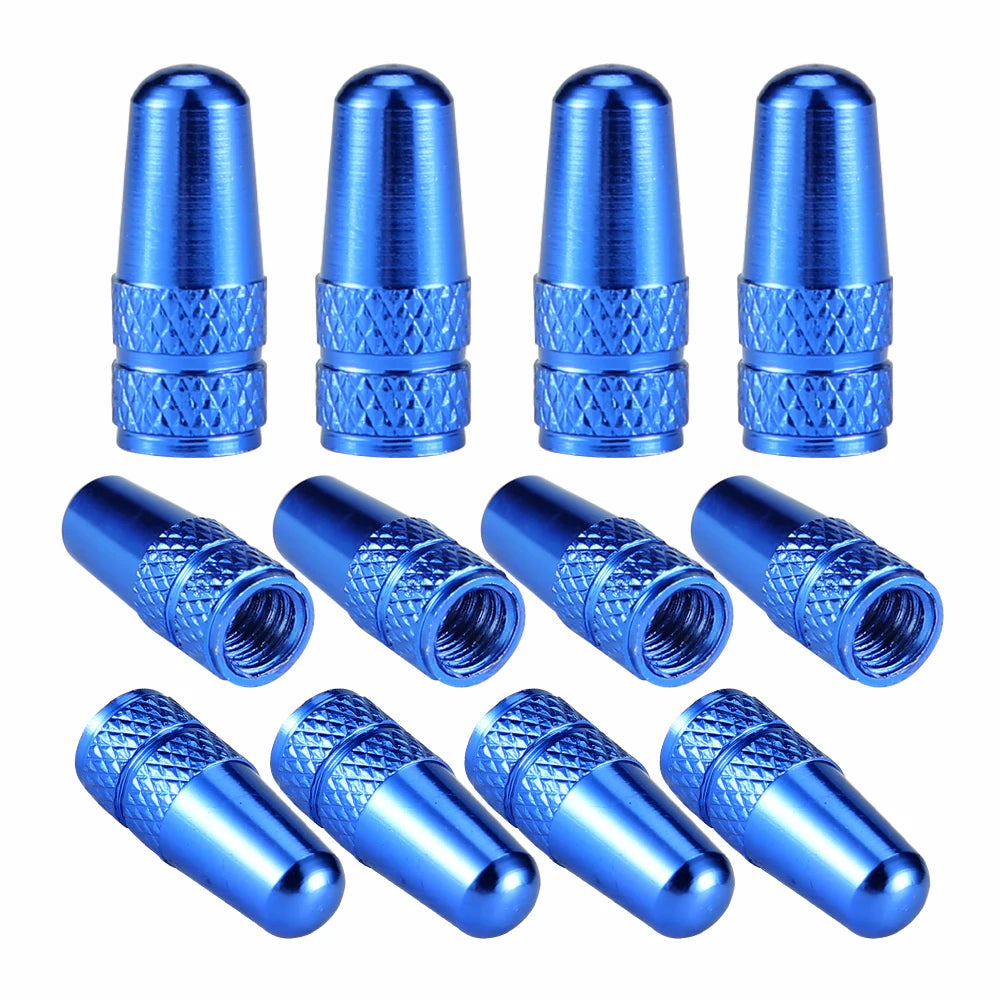 4Pcs/Set Aluminum Alloy Road MTB Track Racing Bike Tube Tyre Bicycle Tire Wheel French Valve cap Presta AIR Valve Caps