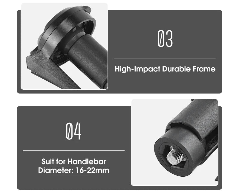 WEST BIKING Universal Cycling Handlebar Rear View Mirrors Adjustable Rotate 16-22mm Bicycle Mirror Rearview For MTB Road Bike