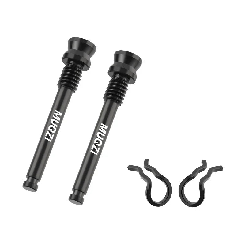 MUQZI 2pcs Disc Brakes Caliper Titanium Alloy M4 Fixing Bolts Bicycle Disc Brake Pad Ultralight Mount Screws Cycling Accessories
