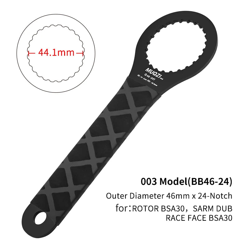 MUQZI Bottom Bracket Wrench MTB Tools Bicycle Repair Tools For SRAM DUB BSA30 T47 For Shimano XTR BB93 MT800 BBR60 BB9000