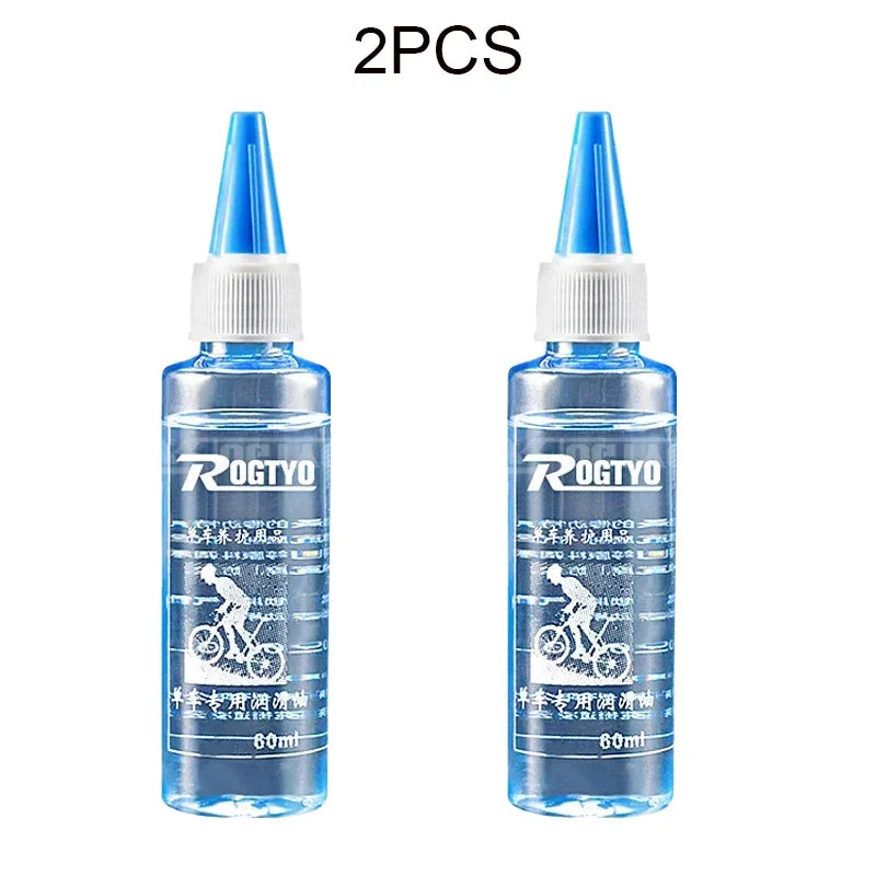 60ML Bicycle Chain Lubricant Dry Lube Chain Oil Long-Lasting Bike Chain Oil Waxy Maintenance Oil Squirt MTB Road Bike Accessorie