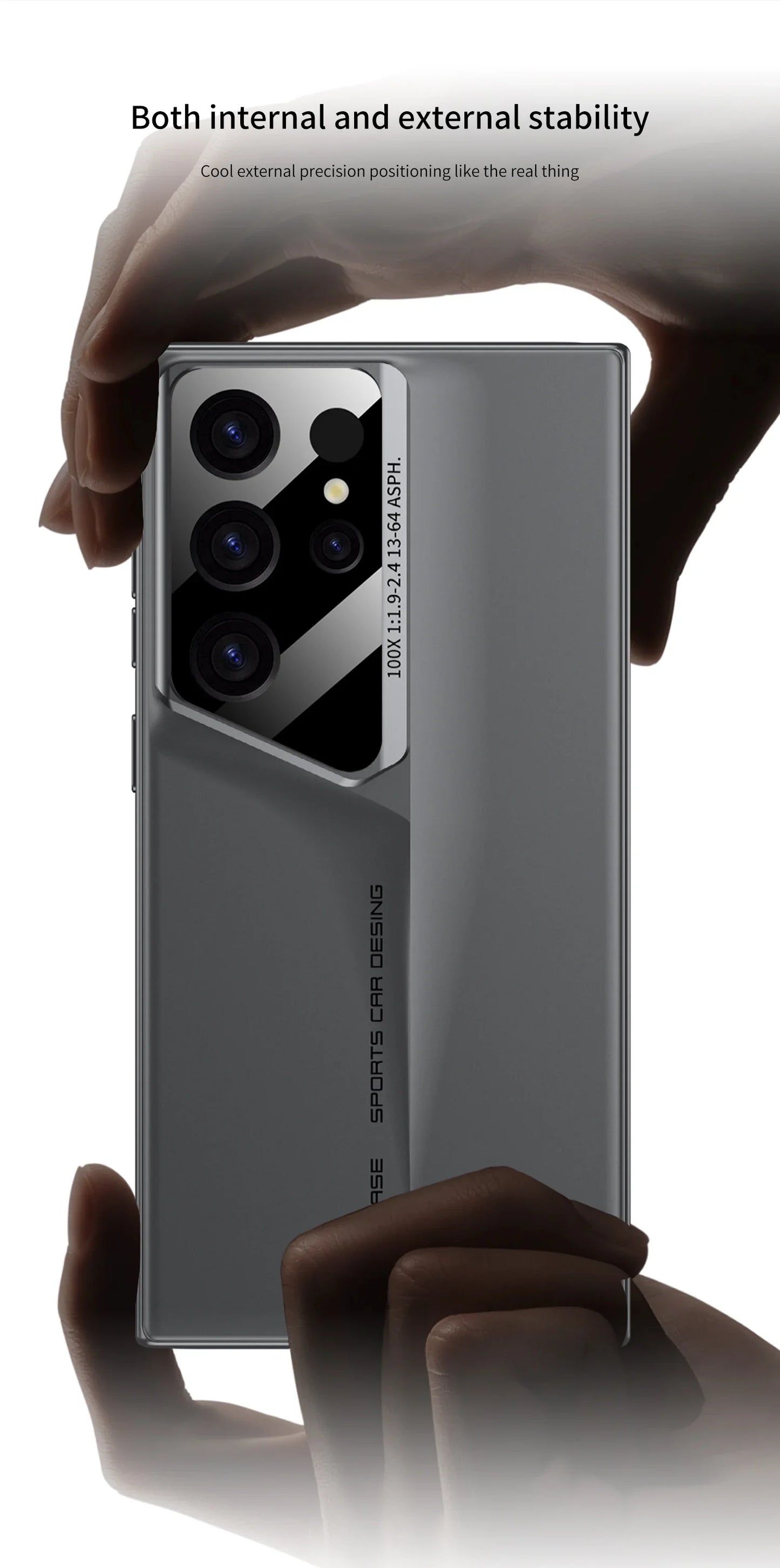 Ultrathin Blade Mecha Hard PC Matte Phone Case For Samsung Galaxy S24 S23 S22 S25 Ultra Lens Protection Frosted Shockproof Cover