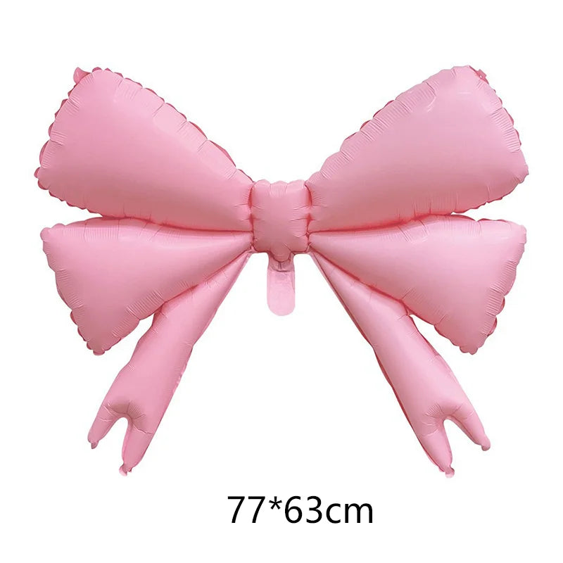 Cute Matte Rainbow Cake Bear Foil Balloon Kids Adult Birthday Party Decorations Cartoon Bow Candy Ice Cream Balloons Globos