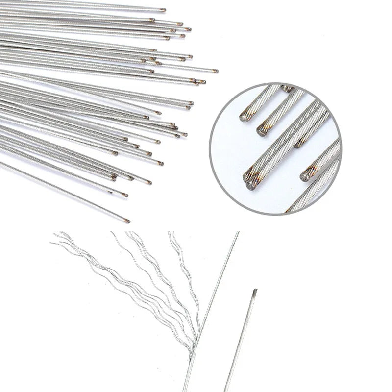 5pcs 1.7/2M MTB Bicycle Brake Line Bike Stainless Steel Gear Shift Cable Road Bike Speed Line Fixed Gear Inner Cable Line Wire
